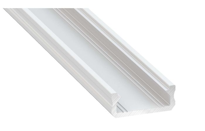 Profil D nawierzchniowy 2m biały lakierowany AL-PROFIL D 6,3x16mm GXLP821 | 10-0041-20 LED Labs