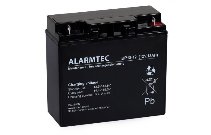 Akumulator AGM Alarmtec BP 12V 18Ah  | BP 18-12 Emu