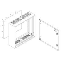 Obudowa n/t pusta, IP41, kl. I RAL7035 (550x1100x160) 4XN160 2-7 | 001101404 Eti
