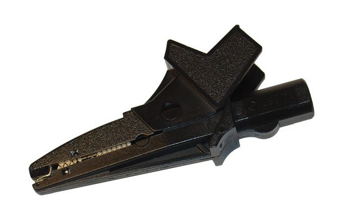 Krokodylek K-01, czarny 1 kV 20A | WAKROBL20K01 Sonel