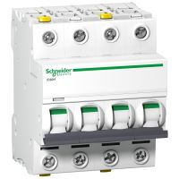 Wyłącznik nadprądowy Acti9 iC60H-C4-4 C 4A 4-biegunowy | A9F07404 Schneider Electric