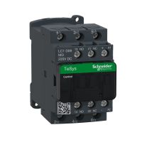 Stycznik mocy TeSys D 9A 3P 4KW 220V DC 1NO 1NC AC-3 zaciski skrzynkowe | LC1D09MD Schneider Electric