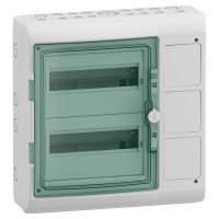 Rozdzielnica modułowa natynkowa 2x12 IP65 z kasetą sterowania z 3 otworami sMRV-2-12-NT-T, Mureva | 13439 Schneider Electric
