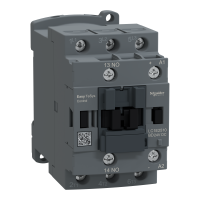 Stycznik mocy TeSys Easy 25A 3P 11kW 24V DC 1NO AC-3 | LC1E2510BD Schneider Electric