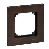 Ramka pojedyncza, drewno wenge, Merten | MTN4051-3471 Schneider Electric