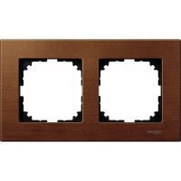 Ramka podwójna, drewno wiśnia, M-Elegance, Merten | MTN4052-3472 Schneider Electric