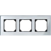 Ramka potrójna, szklana diamentowa, Merten | MTN4030-3260 Schneider Electric
