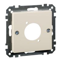 Płytka centralna złącza audio XLR, kremowy, połysk, system M | MTN468044 Schneider Electric