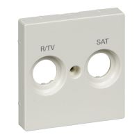 Płytka centralna gniazda antenowego TV+FM+SAT biały polarny, Merten | MTN299819 Schneider Electric