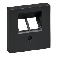 Płytka centralna mechanizmu RJ45, podwójna, antracyt, system M | MTN298014 Schneider Electric