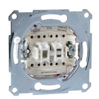 Mechanizm łącznika podwójnego schodowego zacisk bezśrubowy 250VAC 16A, Merten | MTN3626-0000 Schneider Electric