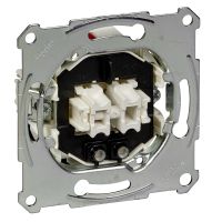Łącznik świecznikowy 10A 250V IP20 z podświetleniem, Merten | MTN3135-0000 Schneider Electric