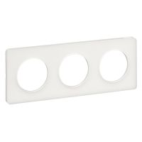 Ramka potrójna (biała), szklana biel, Odace Touch | S52P806R Schneider Electric