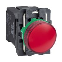 Lampka sygnalizacyjna 220-240V Z ŻARÓWKĄCZERW | XB5AV44 Schneider Electric