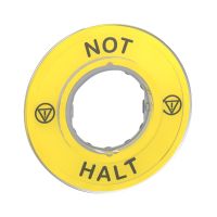 Etykieta okragła Fi-60mm "NOT HALT 3D", Harmony XB4 | ZBY9220 Schneider Electric