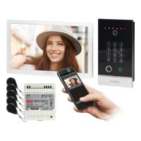 Zestaw wideodomofonowy, bezsłuchawkowy, monitor 10" LCD, menu OSD, WI-FI + APP na telefon, z gniazde | OR-VID-MO-1076/W/F Orno