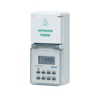 Programator czasowy elektroniczny,Schuko,IP44 | OR-PRE-432(GS) Orno