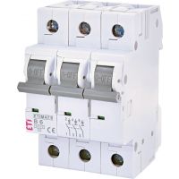 Wyłącznik nadprądowy 3P B 6A 6kA AC ETIMAT 6 | 002115512 Eti