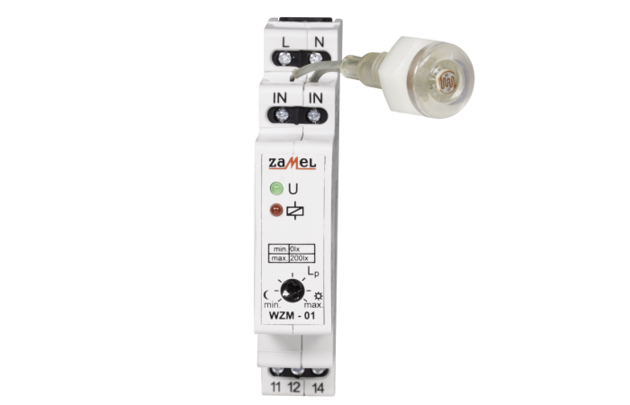 Wyłącznik zmierzchowy z sondą SOH-01 230V AC typ: WZM-01/S1 | EXT10000142 Zamel