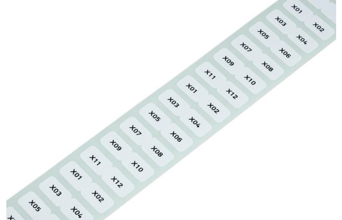 Etykiety z poliestru, bez nadruku, 9x15mm żółte (rolka 3000 etykiet) | 210-806/000-002 Wago
