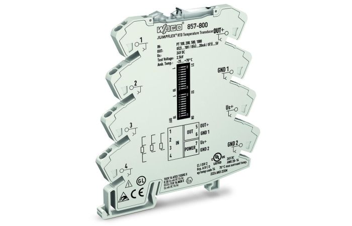 Przetwornik pomiarowy temperatury 857-800 | 857-800 Wago