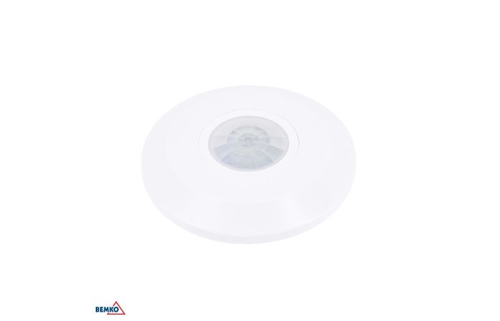 Czujnik ruchu 800W 360 stopni biały natynkowy n/t | B50-SES05WH-A Bemko