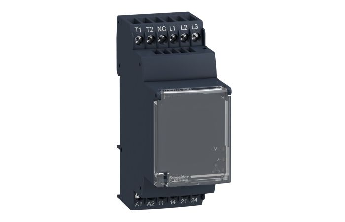 Przekaźnik kontroli napięcia i temperatury silnika 24-240V AC/ DC, 5A 2N/O Zelio Control | RM35TM50MW Schneider Electric