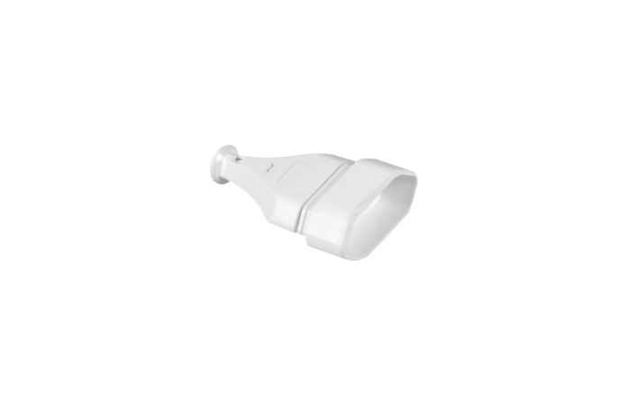 Gniazdo płaskie 2,5A, 250V rozbieralne, czarny GN-11 | W-10142 Plastrol