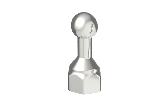 Kołek kulkowy uziemiający MGA20 20mm/M12, 23,7 kA/1s Grounding ball stud MGA2012M10 | MGA2012M10 Morek