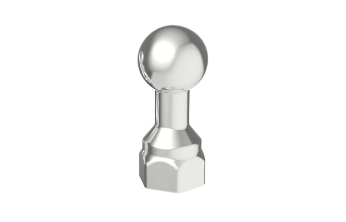 Kołek kulkowy uziemiający MGA30 30mm/M12, 29,6 kA/1s Grounding ball stud MGA3012M10 | MGA3012M10 Morek
