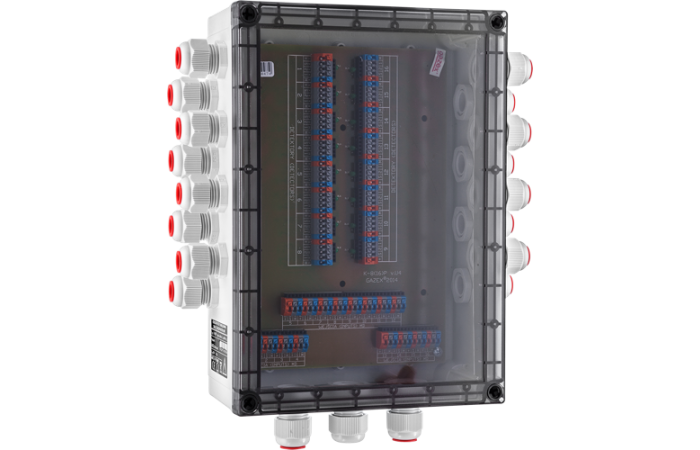 Koncentrator okablowania do MD-8, MD-16, MDP-8, MDP-16 K-16P | K-16P Gazex