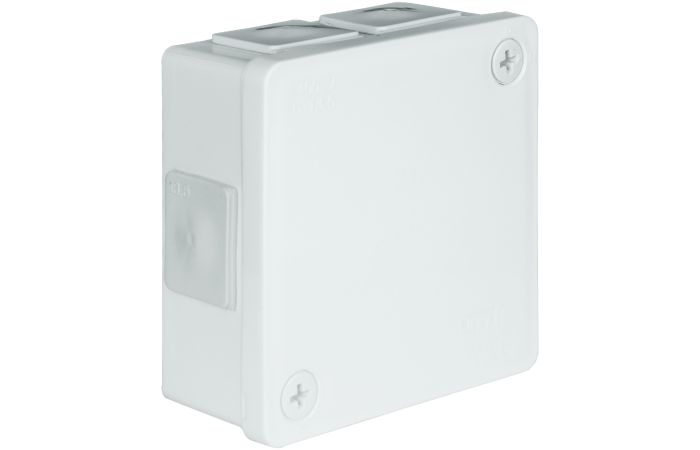 Puszka n/t 86x86x40mm IP55 6-wl 2wkr dł.gum. biała, VP-22 | 022-01 Viplast