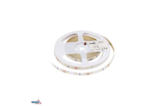 Taśma LED PREMIUM 12V DC 2835 300LED/5M 24W IP65 2LATA GW. BIAŁA NEUTRALNA | D87-LS-2835-300-IP65-ANW Bemko