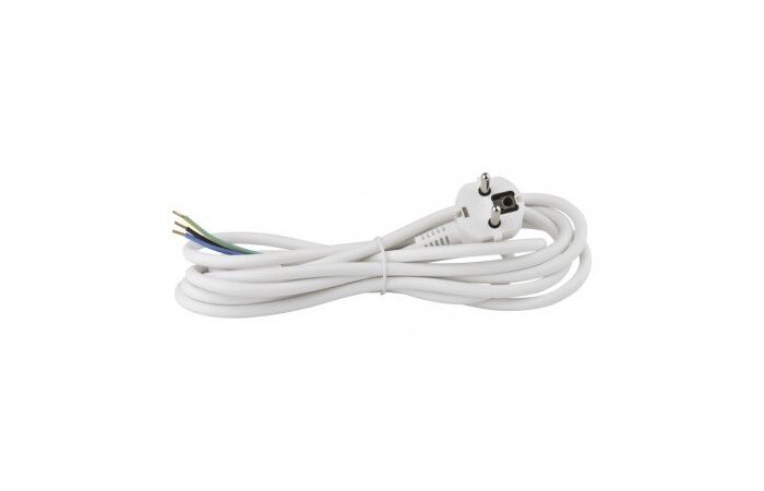 Przewód przyłączeniowy PVC 3×1,0mm, 3m, biały | S14313 Emos