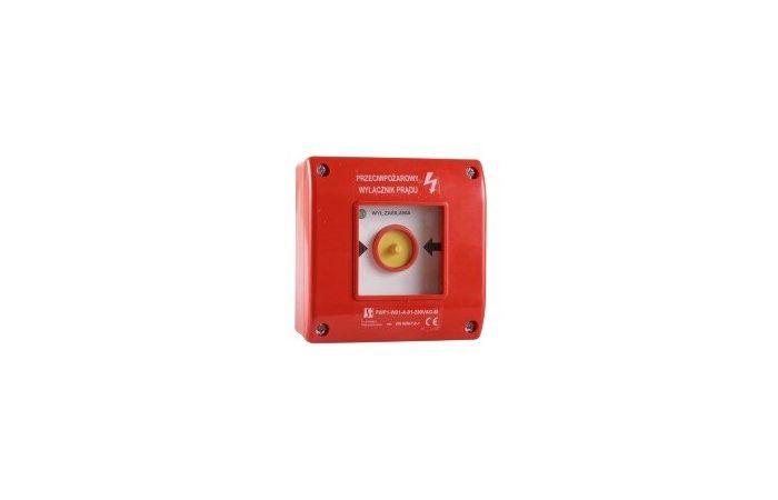 Przycisk ręczny uruchamiania PWP1 2LED z młoteczkiem | PWP1-W01-B-10-2LED7\M Spamel