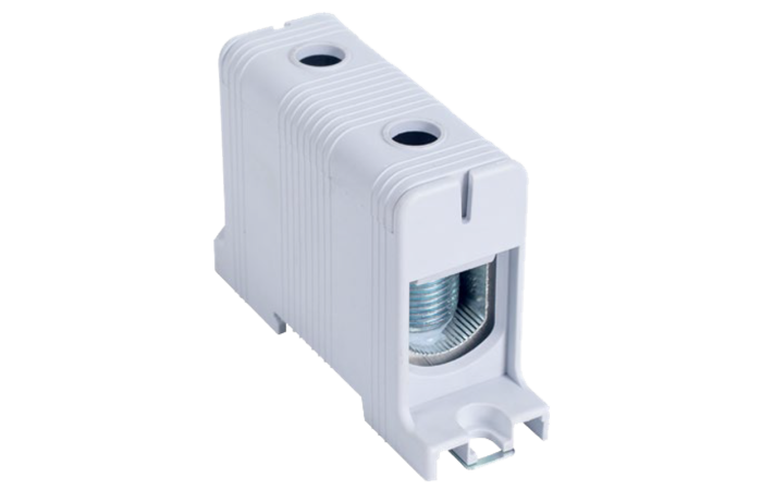 Złączka kompaktowa na szynę i płytę montażową, szara 35-150mm2, max. 1000VAC/1500VDC, max.320A(1szt) | FLEAL-150/1 Tracon