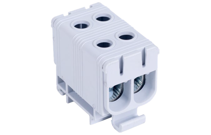 Złączka kompaktowa na szynę, szara 6-50mm2, max. 1000VAC/1500VDC, max.160A(1szt) | FLEAL-50/2 Tracon