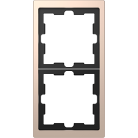 Ramka Merten D-Life  2-krotna, szampan metalik | MTN4020-6551 Schneider Electric