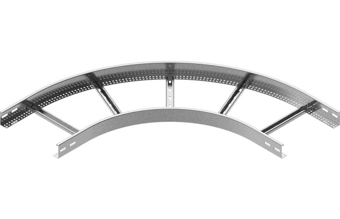 Łuk drabinki 90st. LDC100H60N, gr.blachy 2,0mm | 466910 Baks