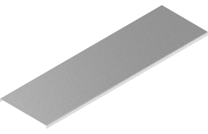 Pokrywa kanału PKN125/3, gr.blachy 1,5mm (3m) | 500212 Baks