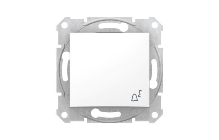 Przycisk dzwonka 10AX/250V kolor biały, Sedna | SDN0800121 Schneider Electric