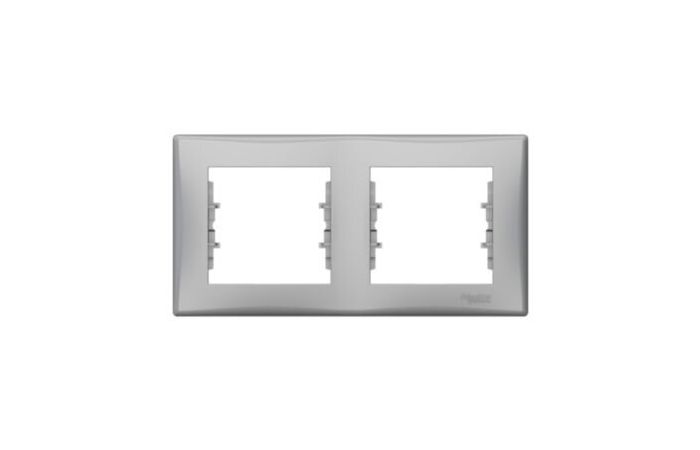 Ramka podwójna pozioma aluminiowa, Sedna | SDN5800360 Schneider Electric