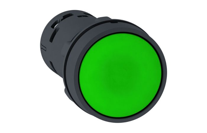 Przycisk sterowniczy Fi-22mm zielony z samopowrotem 1Z 1R, Harmony XB7 | XB7NA35 Schneider Electric