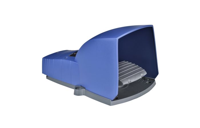 Łącznik nożny pojedynczy z osłoną niebieski 1NC + 1NO plastikowy Preventa XPE | XPEB310 Schneider Electric