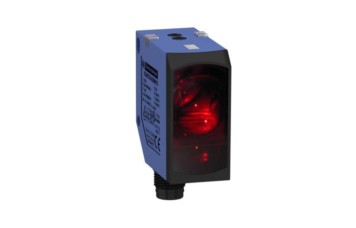 Czujnik fotoelektryczny z wyjściem PNP lub NPN 1NO/1NC 12-24VDC, konektor M12 | XUK9TAH2MM12 Telemecanique Sensors