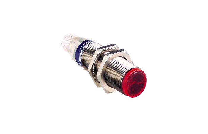 Czujnik fotoelektryczny M18 z wyjściem PNP 1NO/1NC 12-24V DC, konektor M12 | XUBTSPSNM12 Telemecanique Sensors