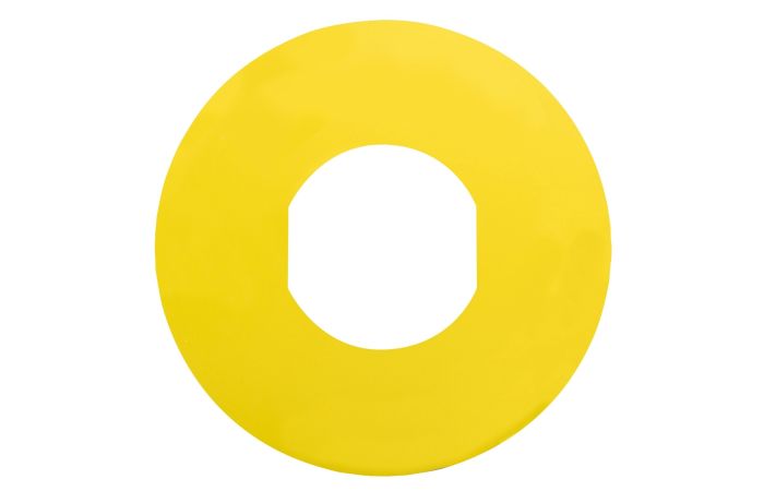 Tabliczka opisowa żółta okrągła Fi-60mm bez opisu | ZBY9101 Schneider Electric