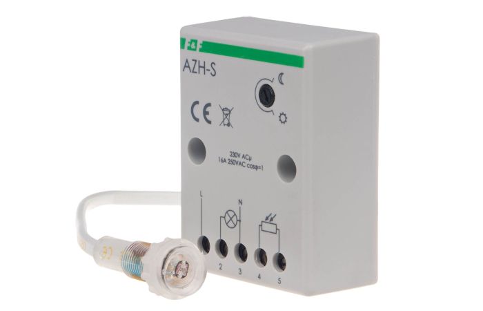 Automat zmierzchowy AZ AZH-S 230V/16A z zewnętrzną sondą hermetyczną | AZH-S F&F