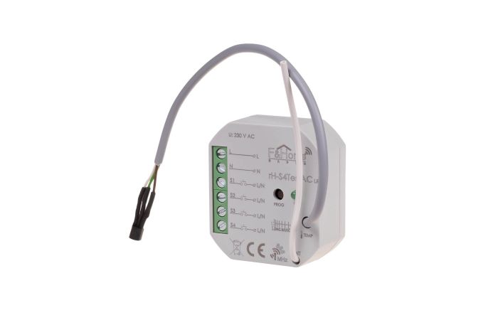 Moduł radiowy 4 wejściowy U=230V | rH-S4Tes-AC F&F