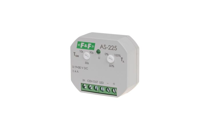 sterownik kaskadowy - schodowy 9-30V DC | AS-225 F&F